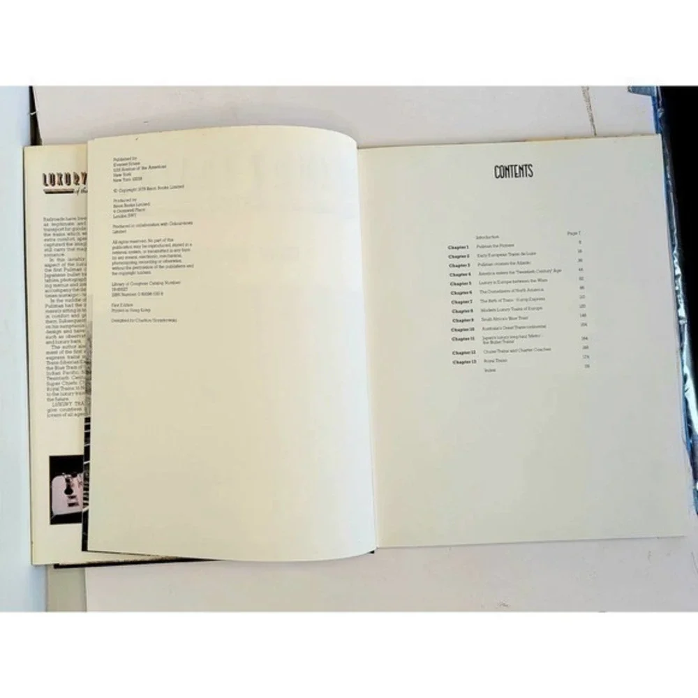 Luxury Trains of‎ the World by Georffrey Freeman Allen, 1979 Hardcover Books